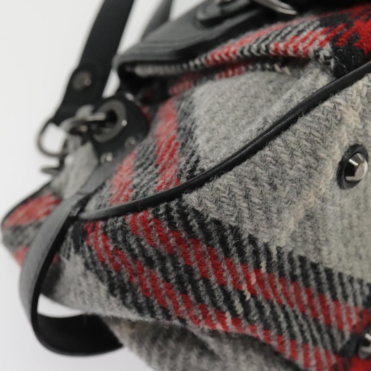 Burberry Blue Label Multicolour Wool Handbag (Pre-Owned) Size ONE SIZE - 7 Thumbnail