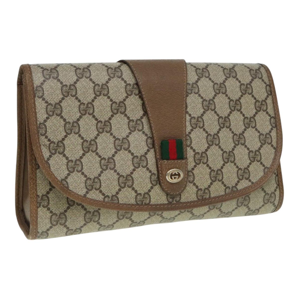 Gucci Beige Canvas Clutch Bag (Pre-Owned) Size ONE SIZE - 16 Thumbnail