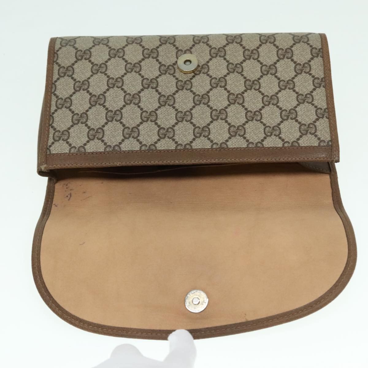 Gucci Beige Canvas Clutch Bag (Pre-Owned) Size ONE SIZE - 18 Thumbnail