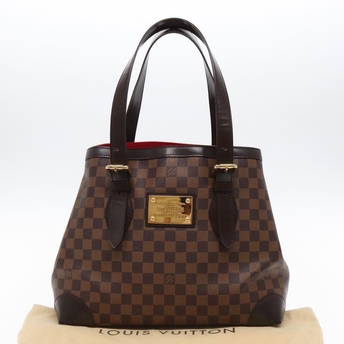 Louis Vuitton Hampstead Brown Canvas Tote Bag (Pre-Owned) Size ONE SIZE - 13 Thumbnail