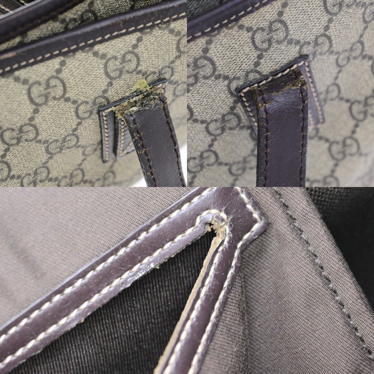 Gucci Cabas Beige Canvas Handbag (Pre-Owned) Size ONE SIZE - 14 Thumbnail