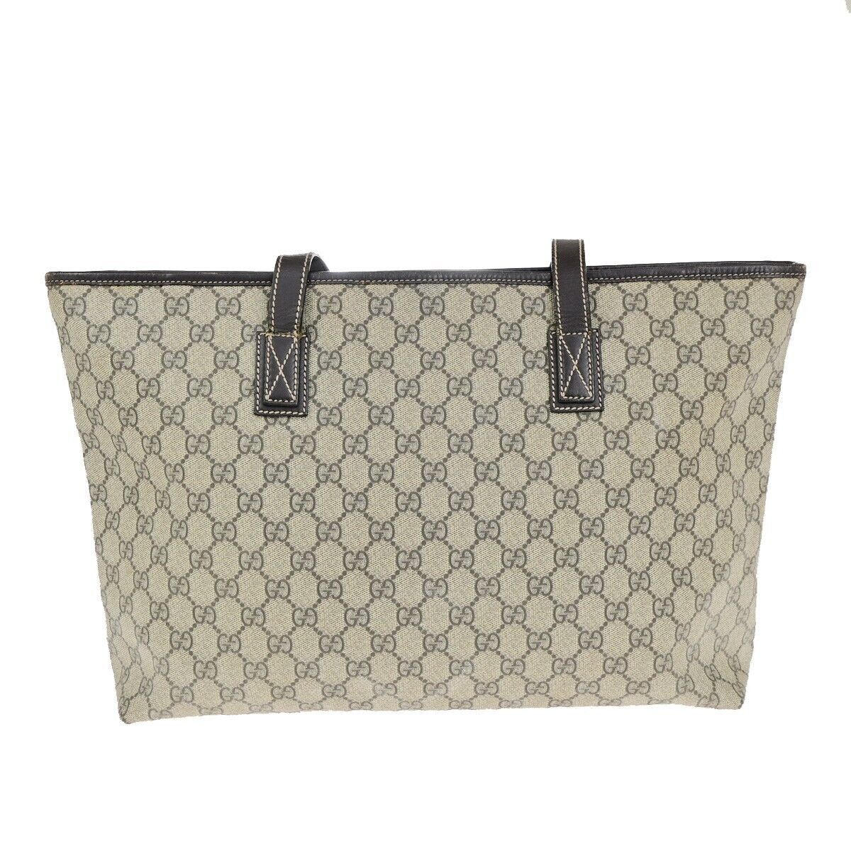 Gucci Cabas Beige Canvas Handbag (Pre-Owned) Size ONE SIZE - 2 Thumbnail