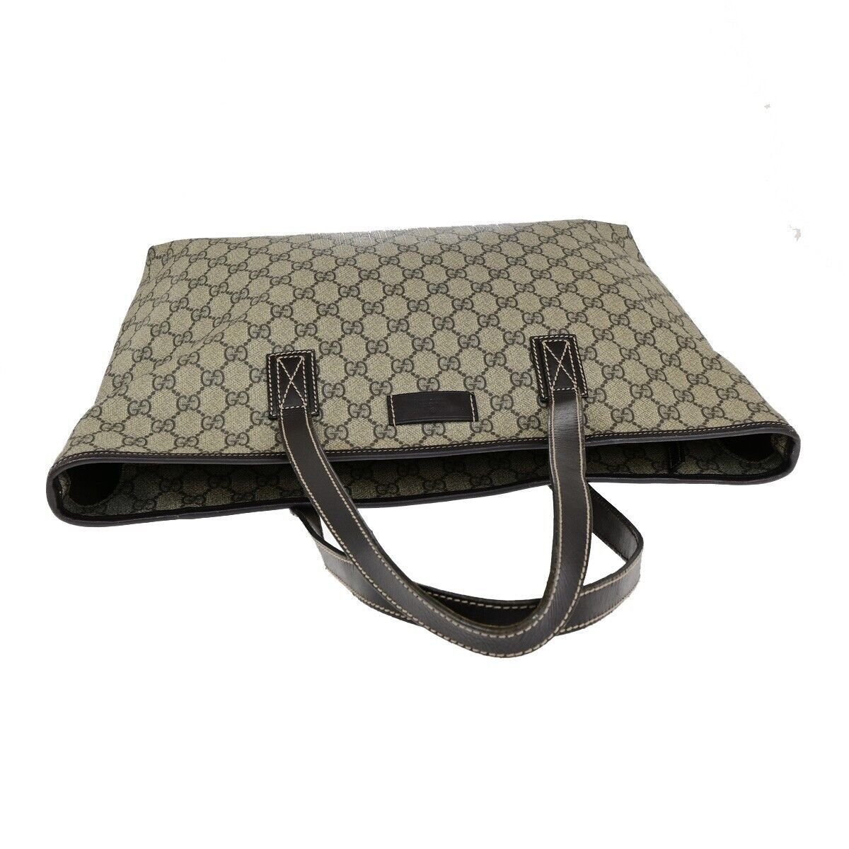 Gucci Cabas Beige Canvas Handbag (Pre-Owned) Size ONE SIZE - 4 Thumbnail