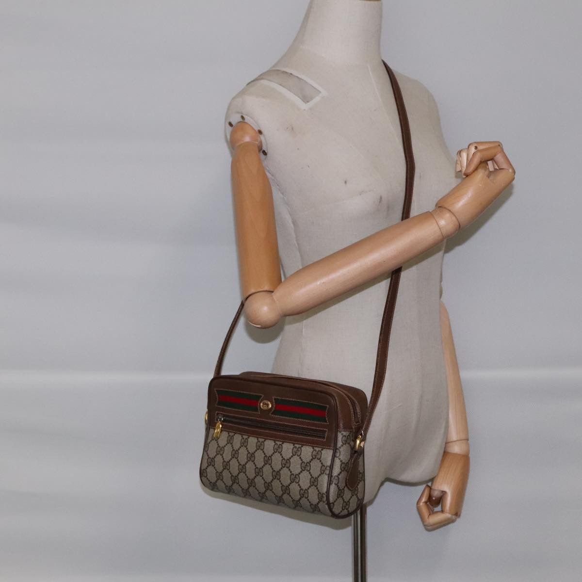 Gucci Ophidia Beige Canvas Shoulder Bag (Pre-Owned) Size ONE SIZE - 14 Thumbnail