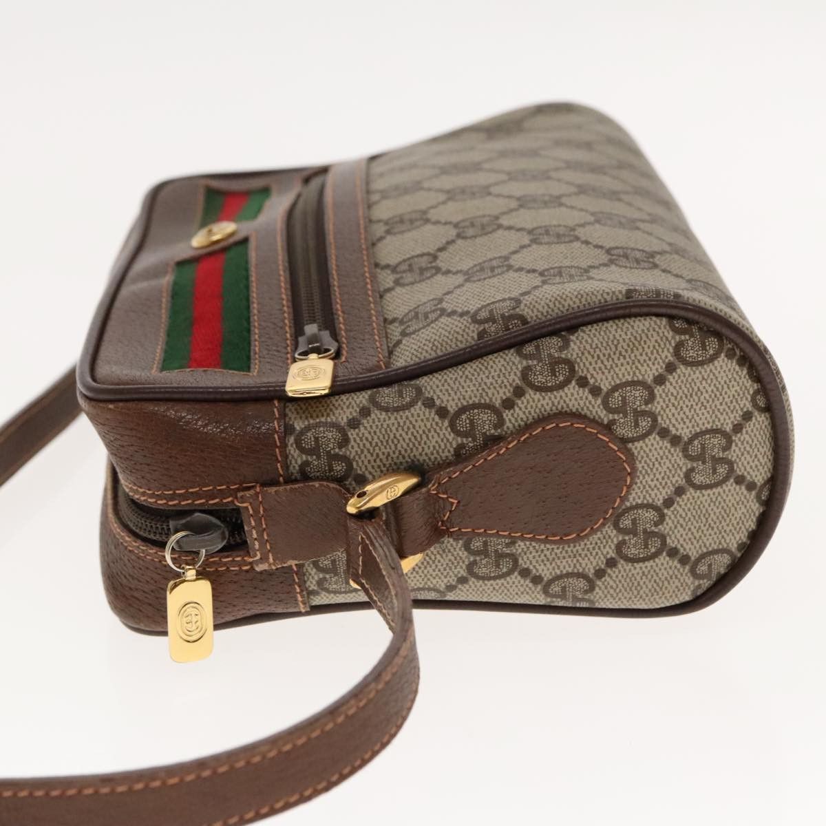 Gucci Ophidia Beige Canvas Shoulder Bag (Pre-Owned) Size ONE SIZE - 4 Thumbnail
