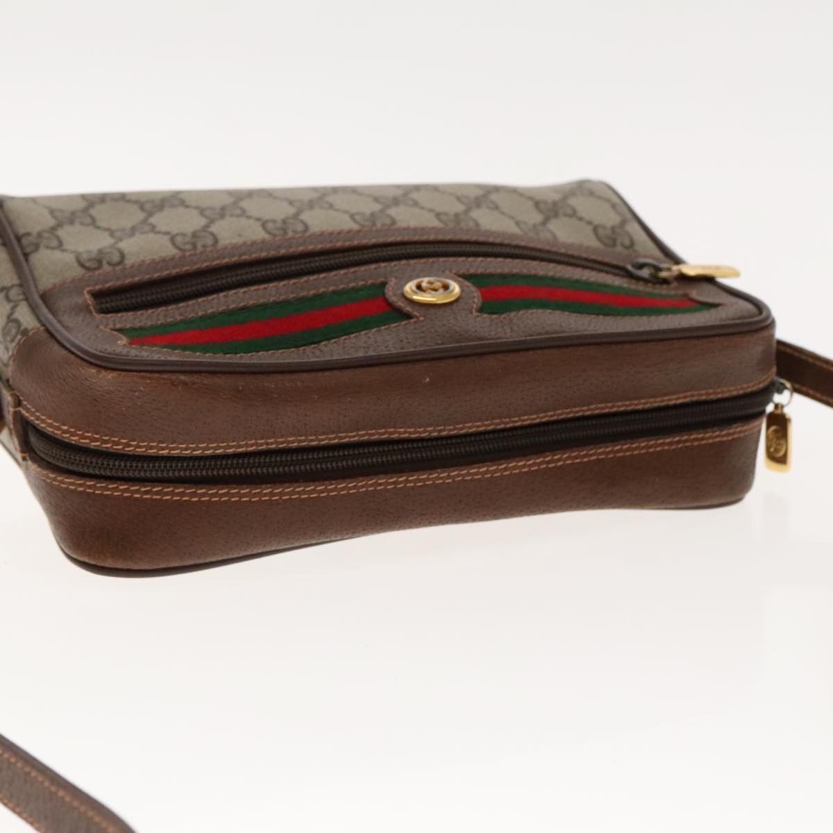 Gucci Ophidia Beige Canvas Shoulder Bag (Pre-Owned) Size ONE SIZE - 10 Thumbnail