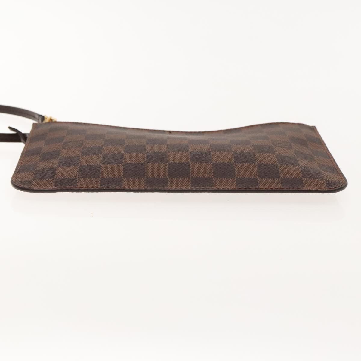 Louis Vuitton Neverfull Pouch Brown Canvas Clutch Bag (Pre-Owned) Size ONE SIZE - 6 Thumbnail
