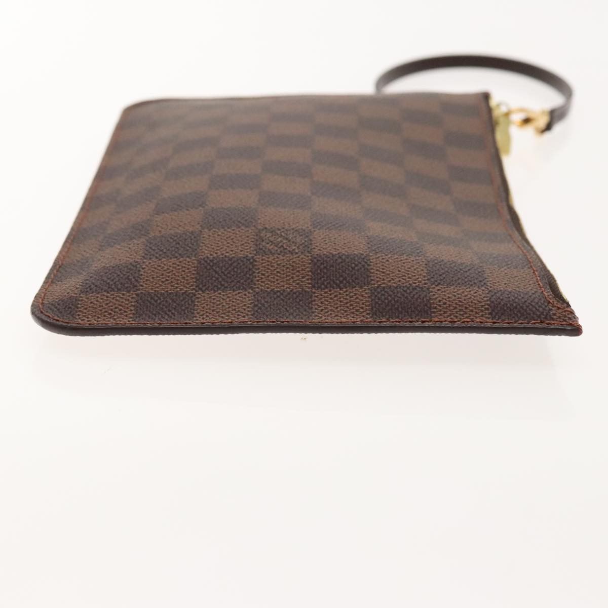 Louis Vuitton Neverfull Pouch Brown Canvas Clutch Bag (Pre-Owned) Size ONE SIZE - 3 Thumbnail