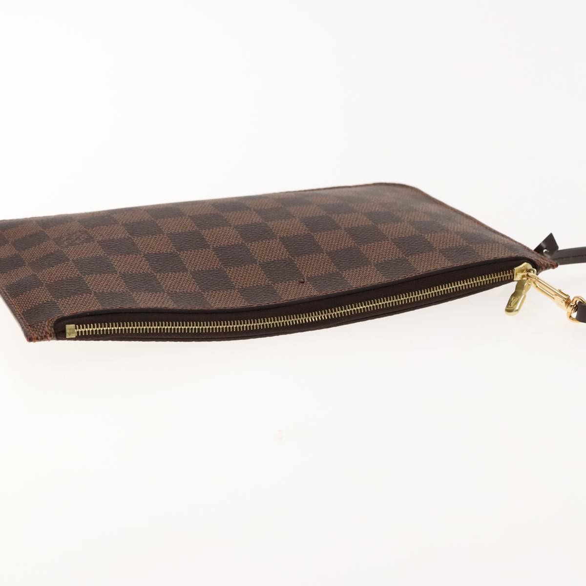 Louis Vuitton Neverfull Pouch Brown Canvas Clutch Bag (Pre-Owned) Size ONE SIZE - 13 Thumbnail