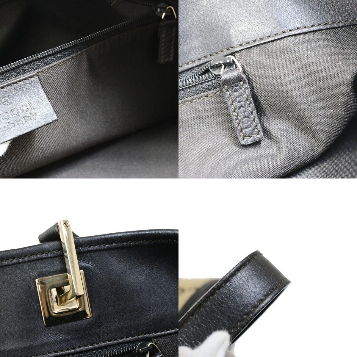 Gucci Gg Canvas Beige Canvas Shoulder Bag (Pre-Owned) Size ONE SIZE - 9 Thumbnail