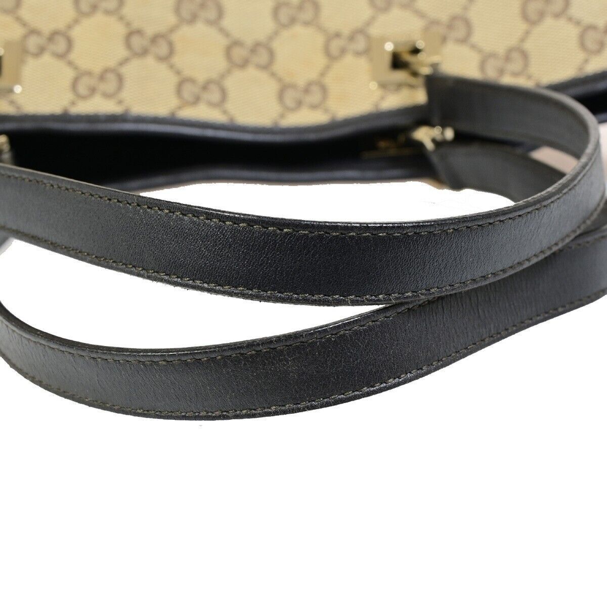 Gucci Gg Canvas Beige Canvas Shoulder Bag (Pre-Owned) Size ONE SIZE - 5 Thumbnail