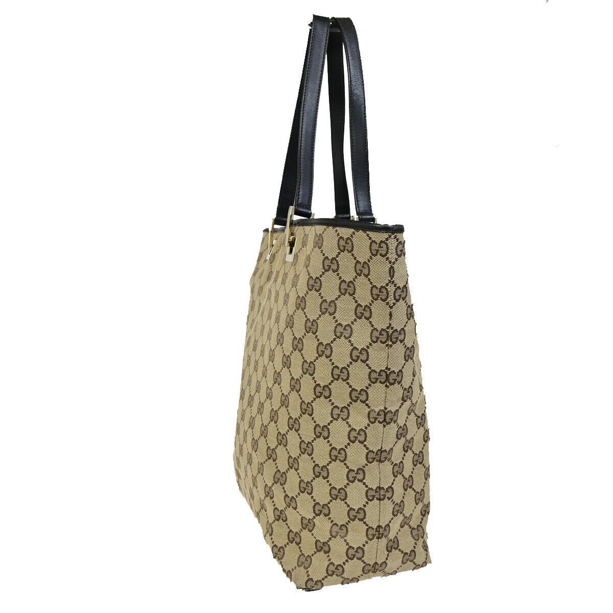 Gucci Gg Canvas Beige Canvas Shoulder Bag (Pre-Owned) Size ONE SIZE - 3 Thumbnail
