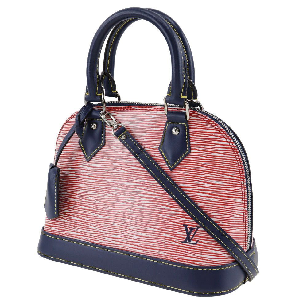 Louis Vuitton Alma Bb Red Leather Handbag (Pre-Owned) Size ONE SIZE - 3 Thumbnail