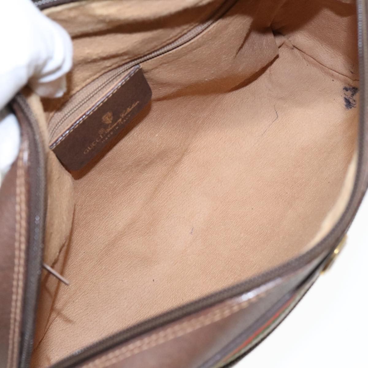 Gucci Ophidia Beige Canvas Shoulder Bag (Pre-Owned) Size ONE SIZE - 11 Thumbnail