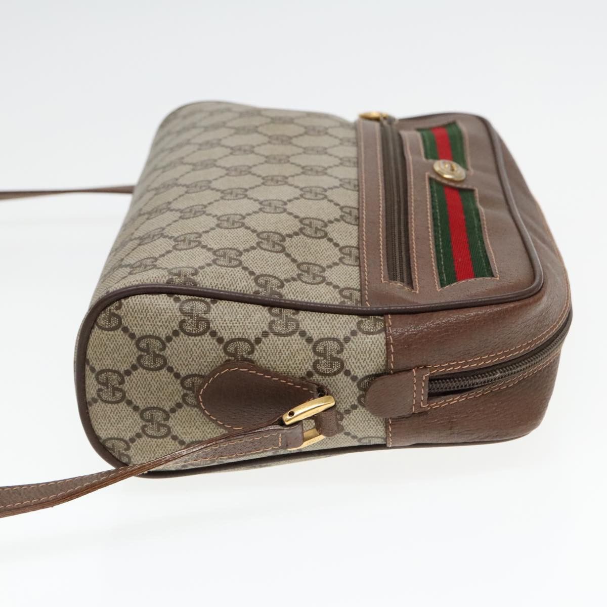 Gucci Ophidia Beige Canvas Shoulder Bag (Pre-Owned) Size ONE SIZE - 4 Thumbnail
