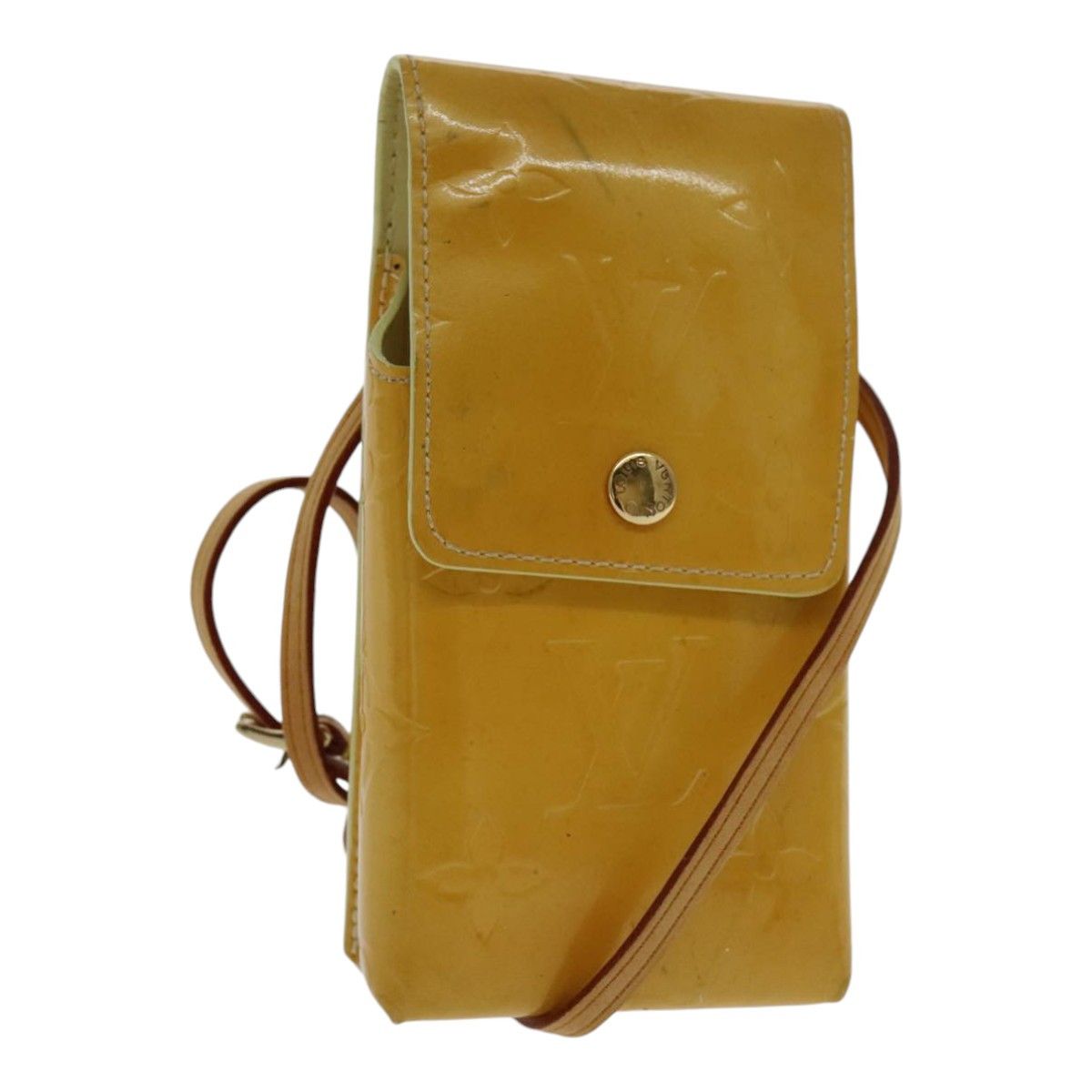 Louis Vuitton Walker Yellow Patent Leather Wallet (Pre-Owned) Size ONE SIZE - 15 Thumbnail
