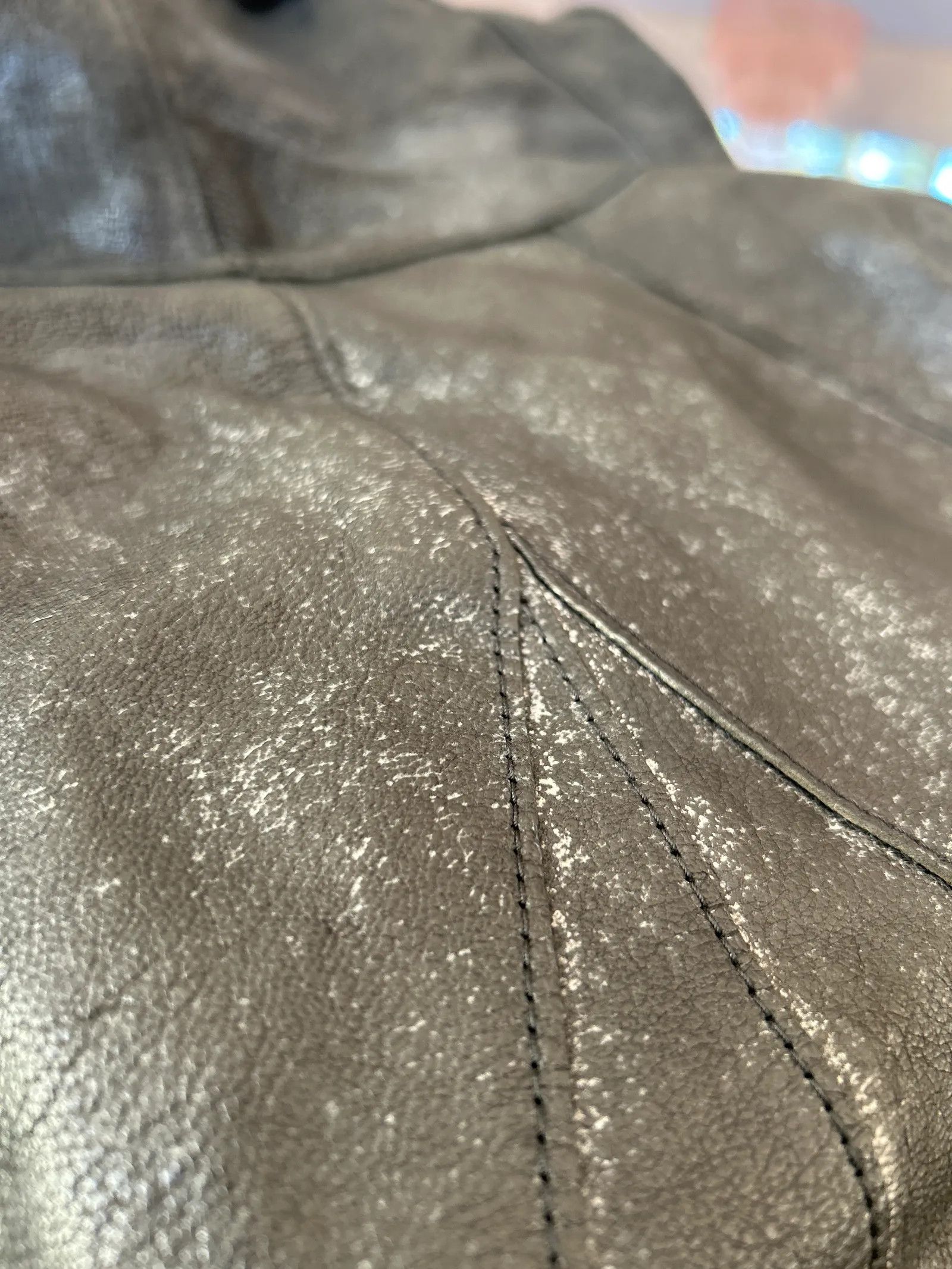 Helmut Lang Helmut Lang Leather Jacket Size S / US 4 / IT 40 - 5 Thumbnail