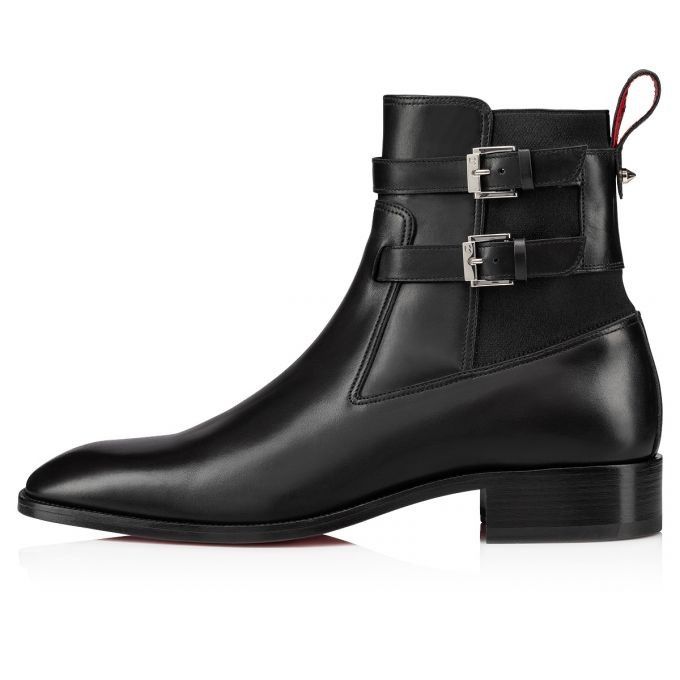 Christian Louboutin Sahni Horse Flat Ankle Boots Size US 6 / EU 39 - 2 Thumbnail