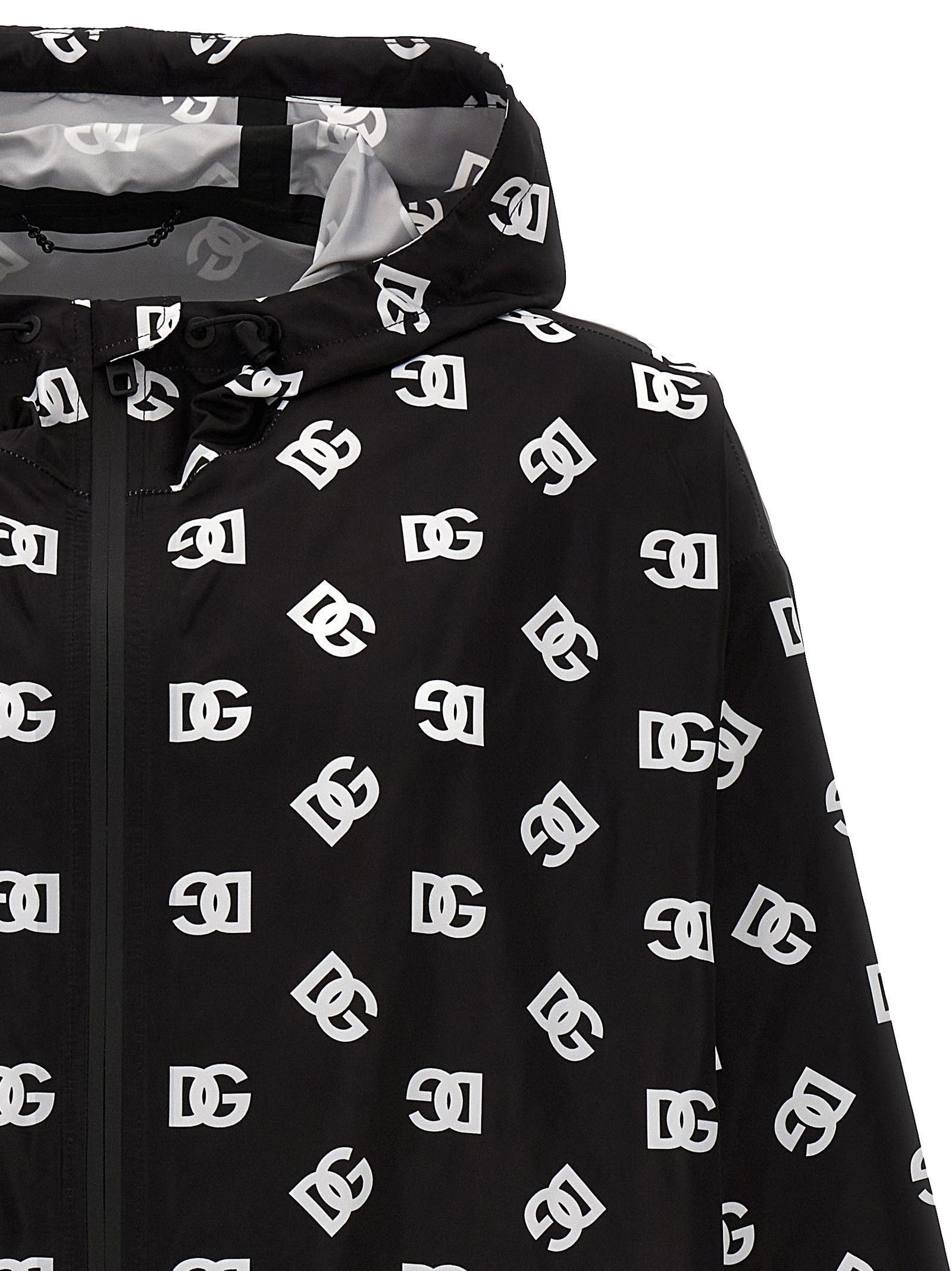 Dolce & Gabbana Logo Print Hooded Jacket Size US XL / EU 56 / 4 - 3 Thumbnail