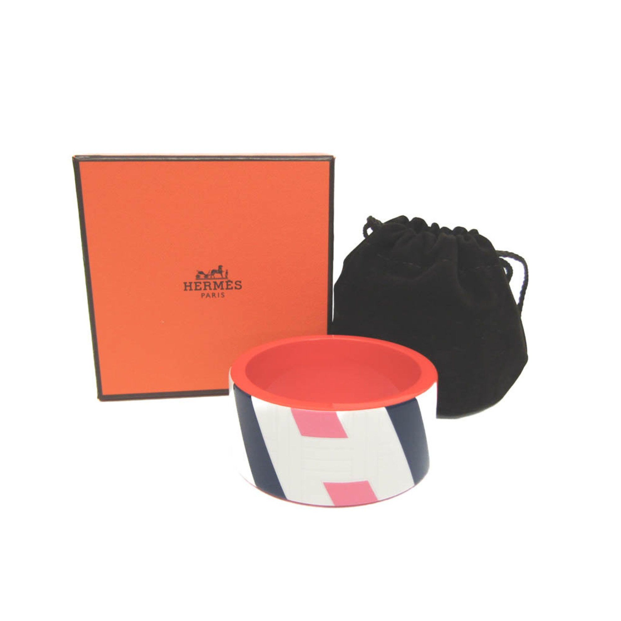 Hermes Hermes Bias H GM Lacquer,Wood Bangle Multi-color Size ONE SIZE - 9 Thumbnail