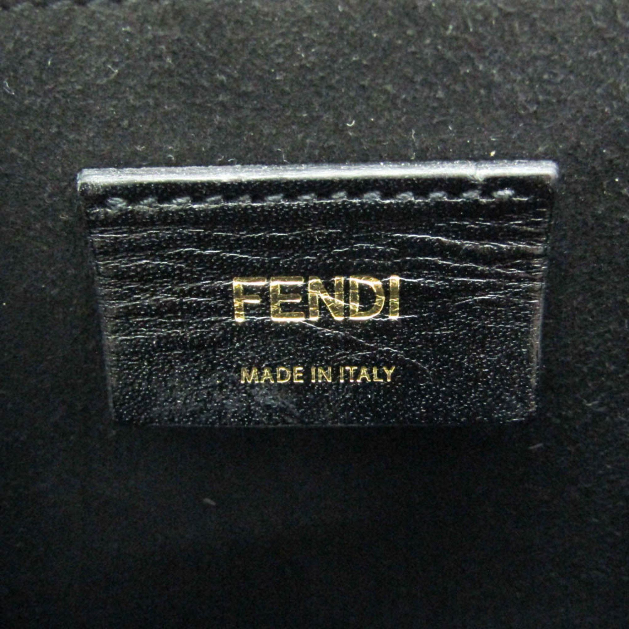 Fendi Fendi Box 8BT339 Women's Leather Shoulder Bag Pink Size ONE SIZE - 12 Thumbnail