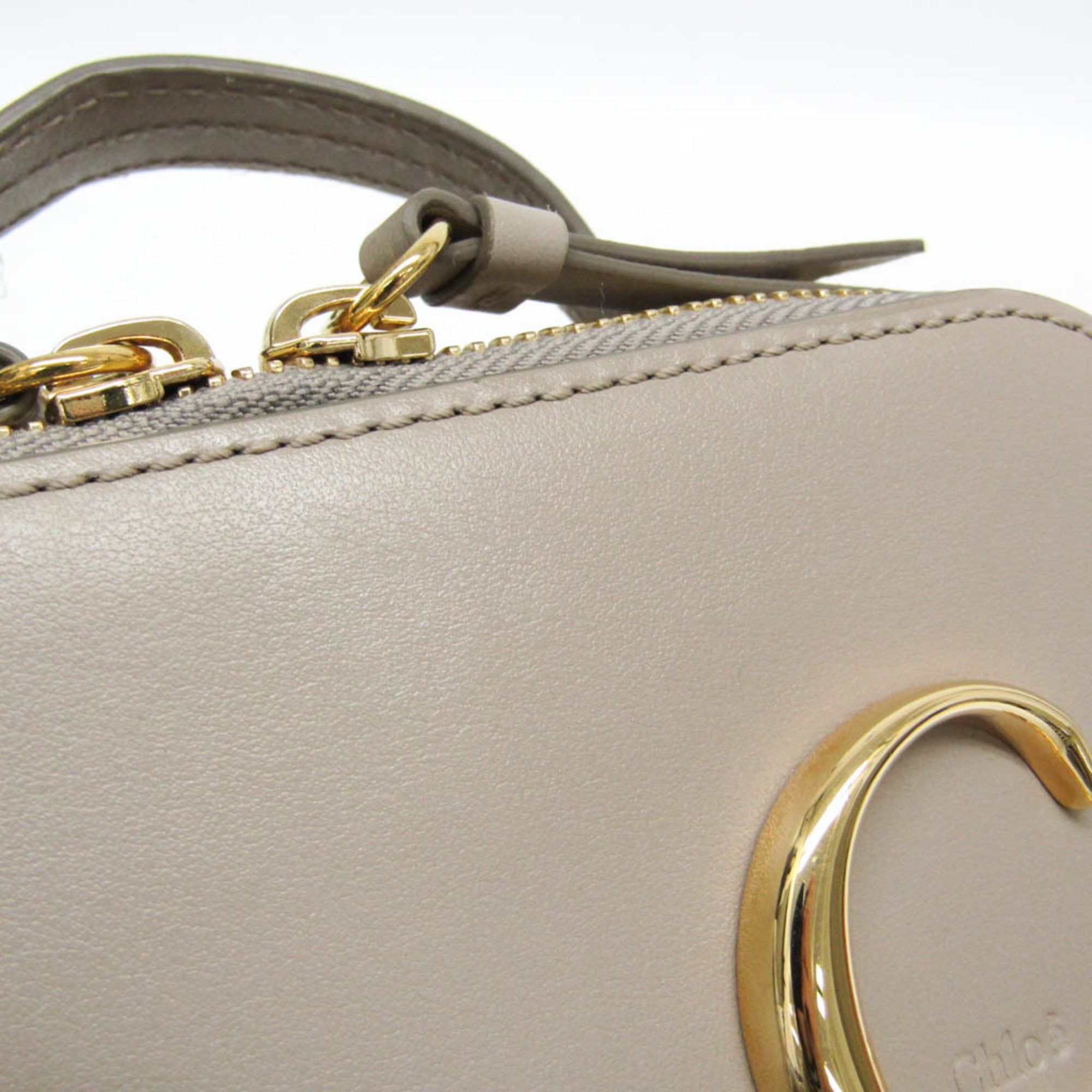 Chloe Chloé C Camera Bag CHC20SS225A37 Women's Leather Handbag,Shoulder Bag Beige Size ONE SIZE - 6 Thumbnail