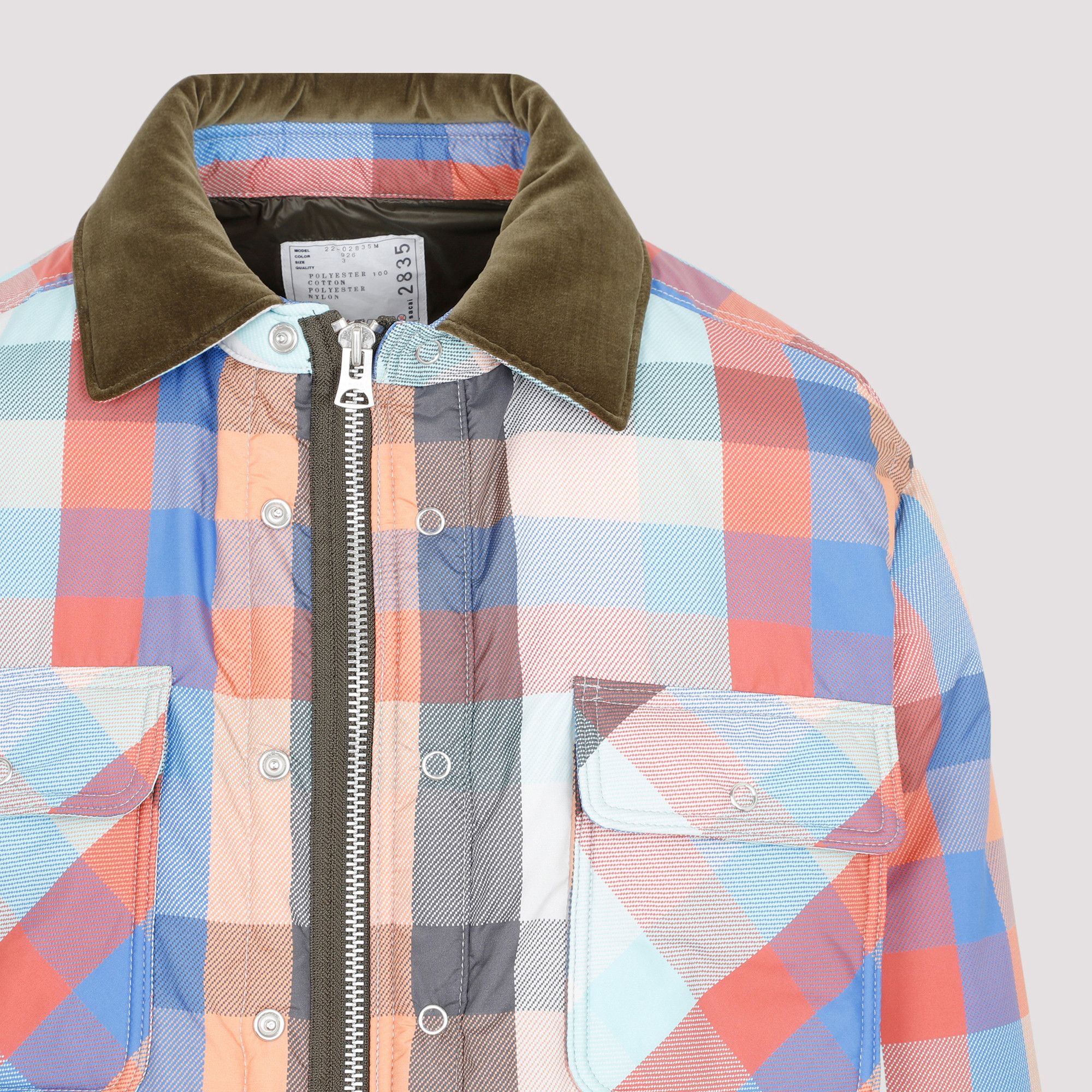Sacai Sacai Plaid Padded Blouson Size US M / EU 48-50 / 2 - 4 Thumbnail