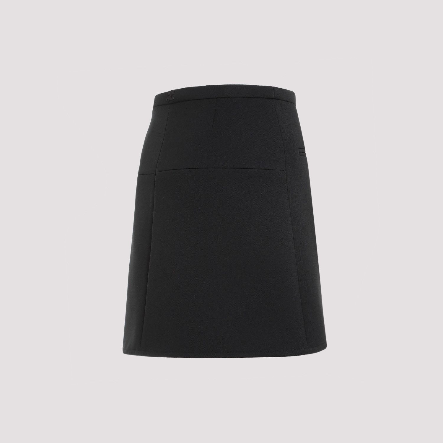 Courreges Courreges Ellipse Twill Mini Skirt Size 28" / US 6 / IT 42 - 3 Thumbnail