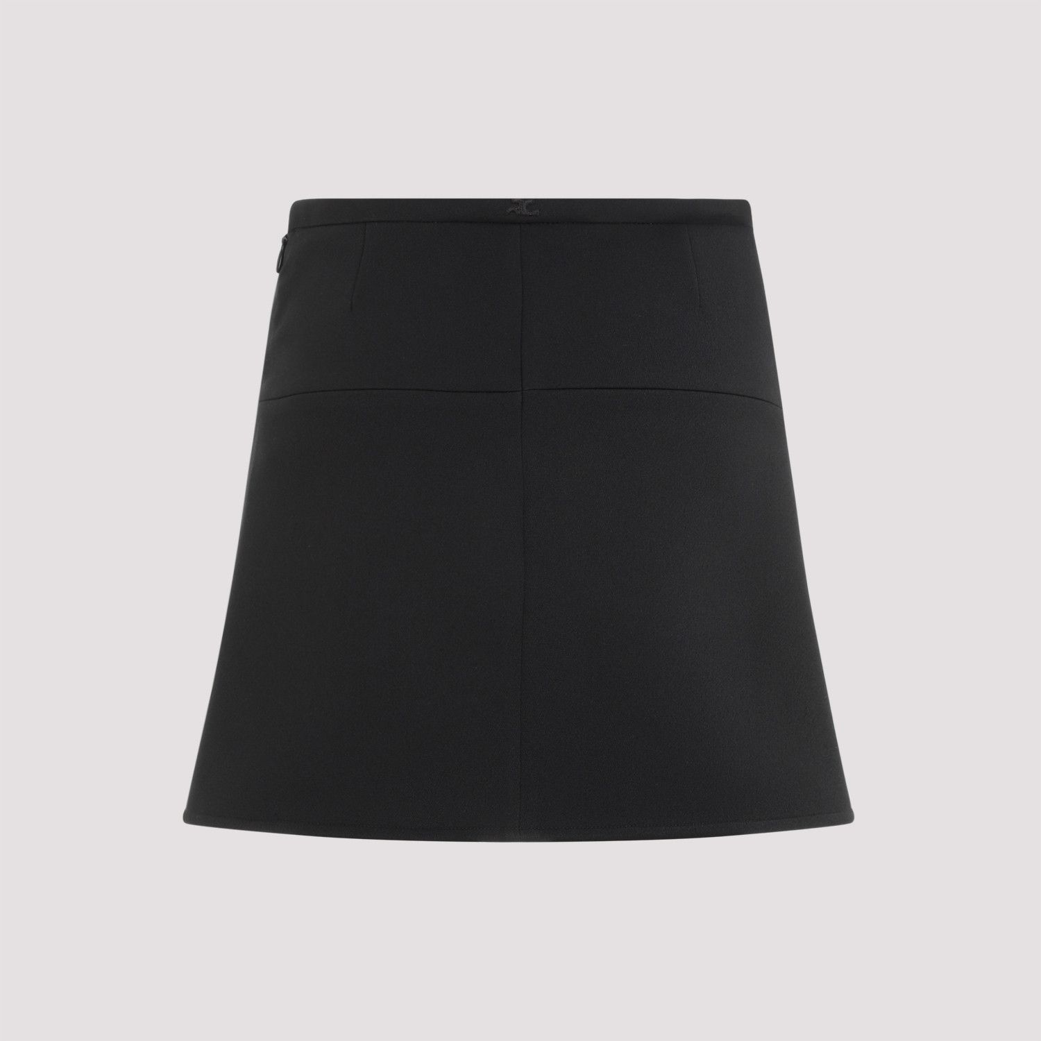 Courreges Courreges Ellipse Twill Mini Skirt Size 28" / US 6 / IT 42 - 2 Thumbnail