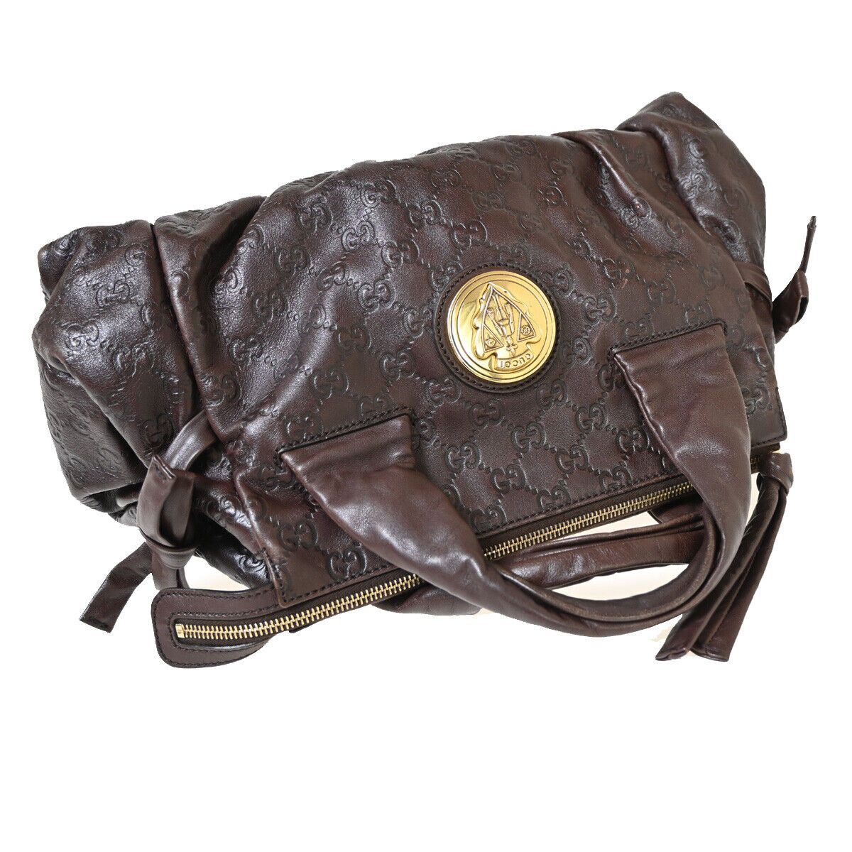Gucci Hysteria Brown Leather Handbag (Pre-Owned) Size ONE SIZE - 5 Thumbnail