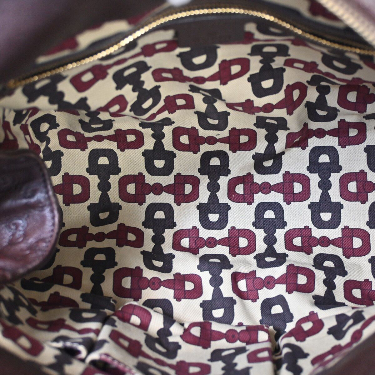 Gucci Hysteria Brown Leather Handbag (Pre-Owned) Size ONE SIZE - 7 Thumbnail