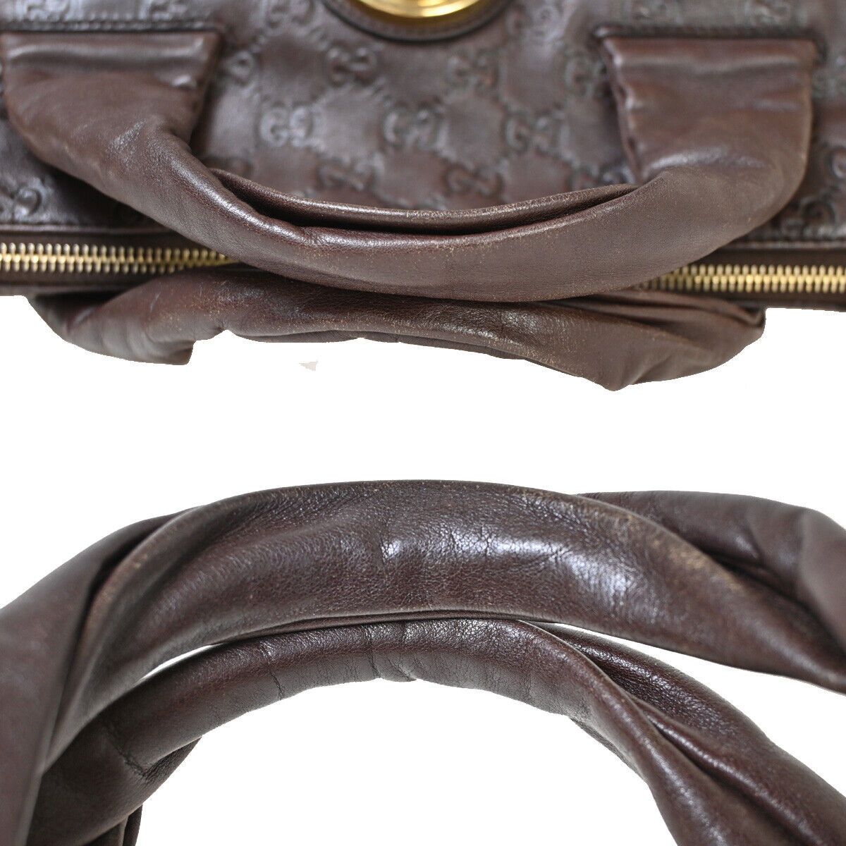 Gucci Hysteria Brown Leather Handbag (Pre-Owned) Size ONE SIZE - 10 Thumbnail