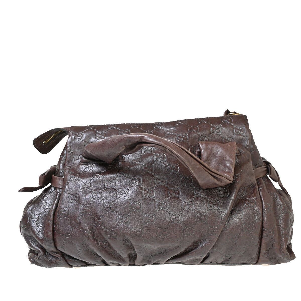 Gucci Hysteria Brown Leather Handbag (Pre-Owned) Size ONE SIZE - 2 Thumbnail