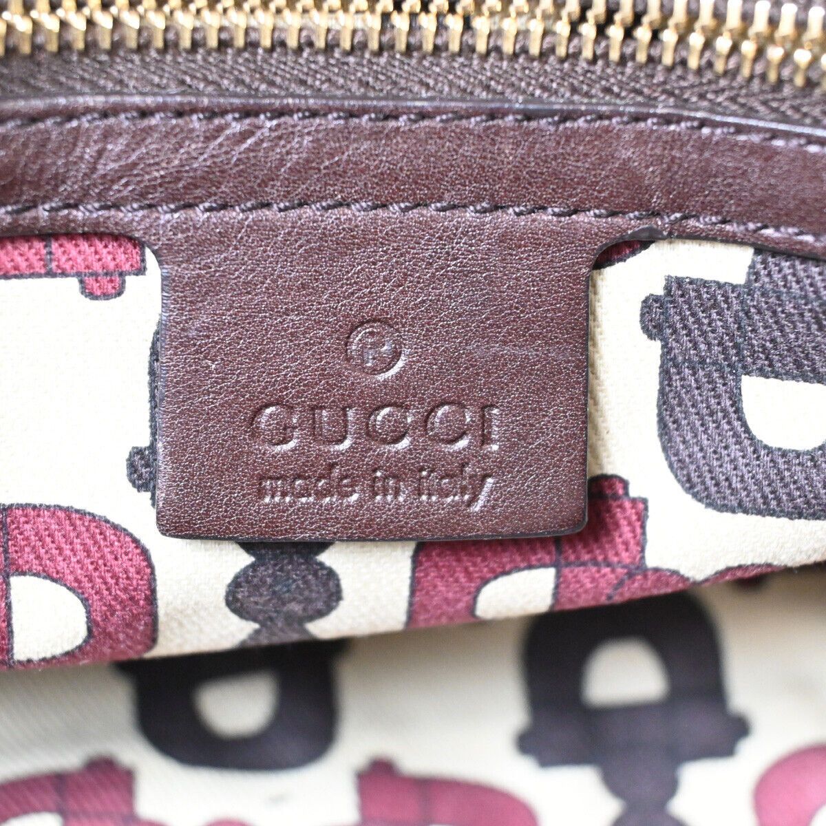 Gucci Hysteria Brown Leather Handbag (Pre-Owned) Size ONE SIZE - 9 Thumbnail