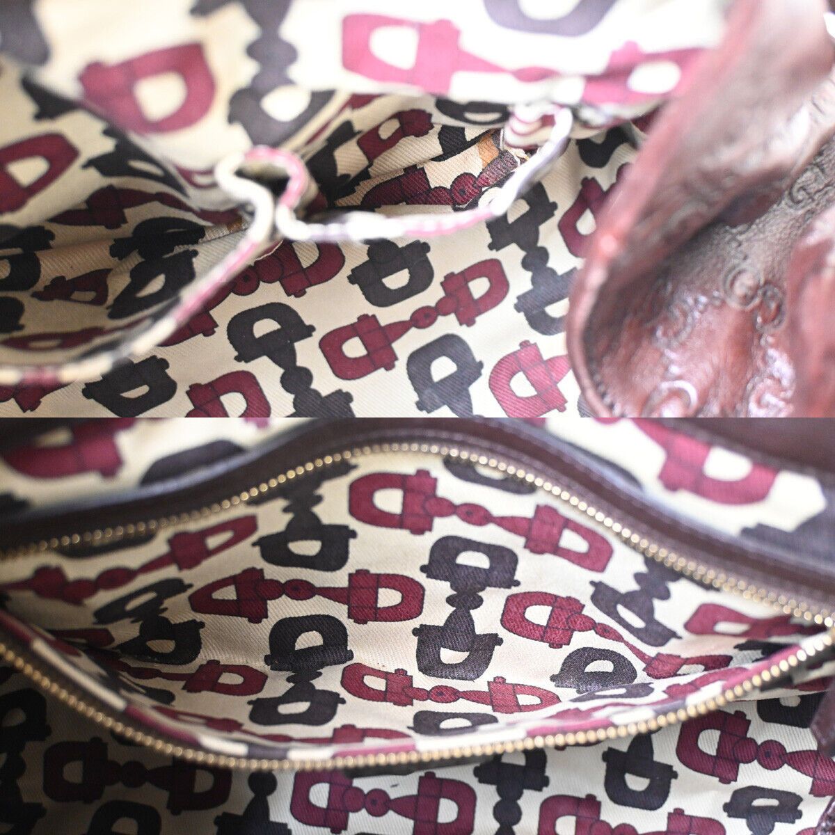 Gucci Hysteria Brown Leather Handbag (Pre-Owned) Size ONE SIZE - 17 Thumbnail