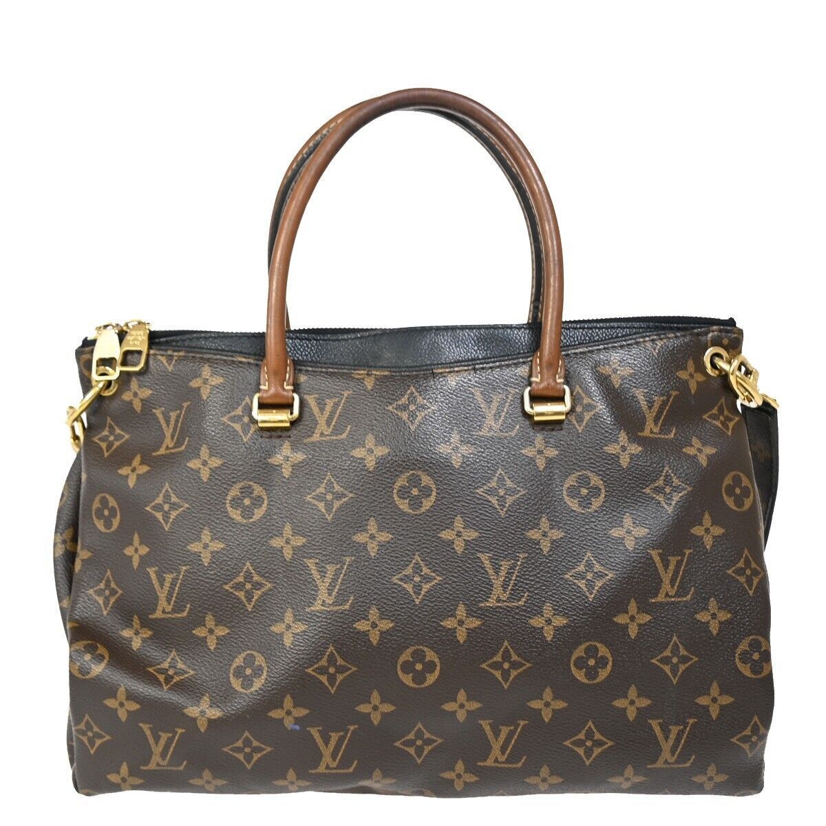 Louis Vuitton Pallas Brown Canvas Handbag (Pre-Owned) Size ONE SIZE - 2 Thumbnail