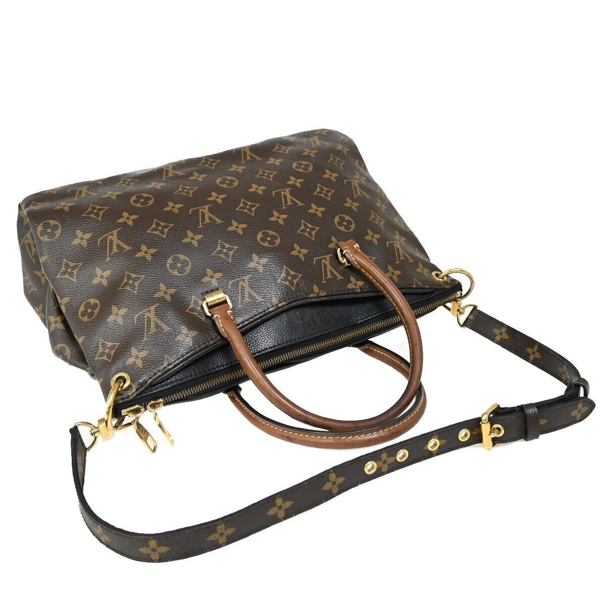 Louis Vuitton Pallas Brown Canvas Handbag (Pre-Owned) Size ONE SIZE - 5 Thumbnail