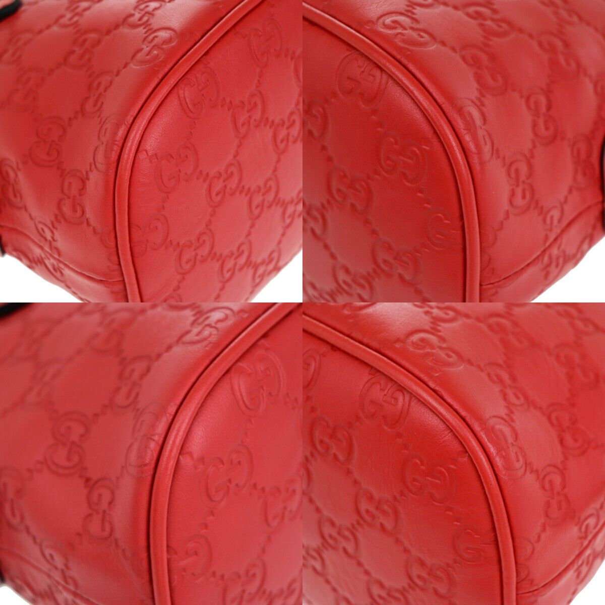 Gucci Dome Red Leather Handbag (Pre-Owned) Size ONE SIZE - 5 Thumbnail