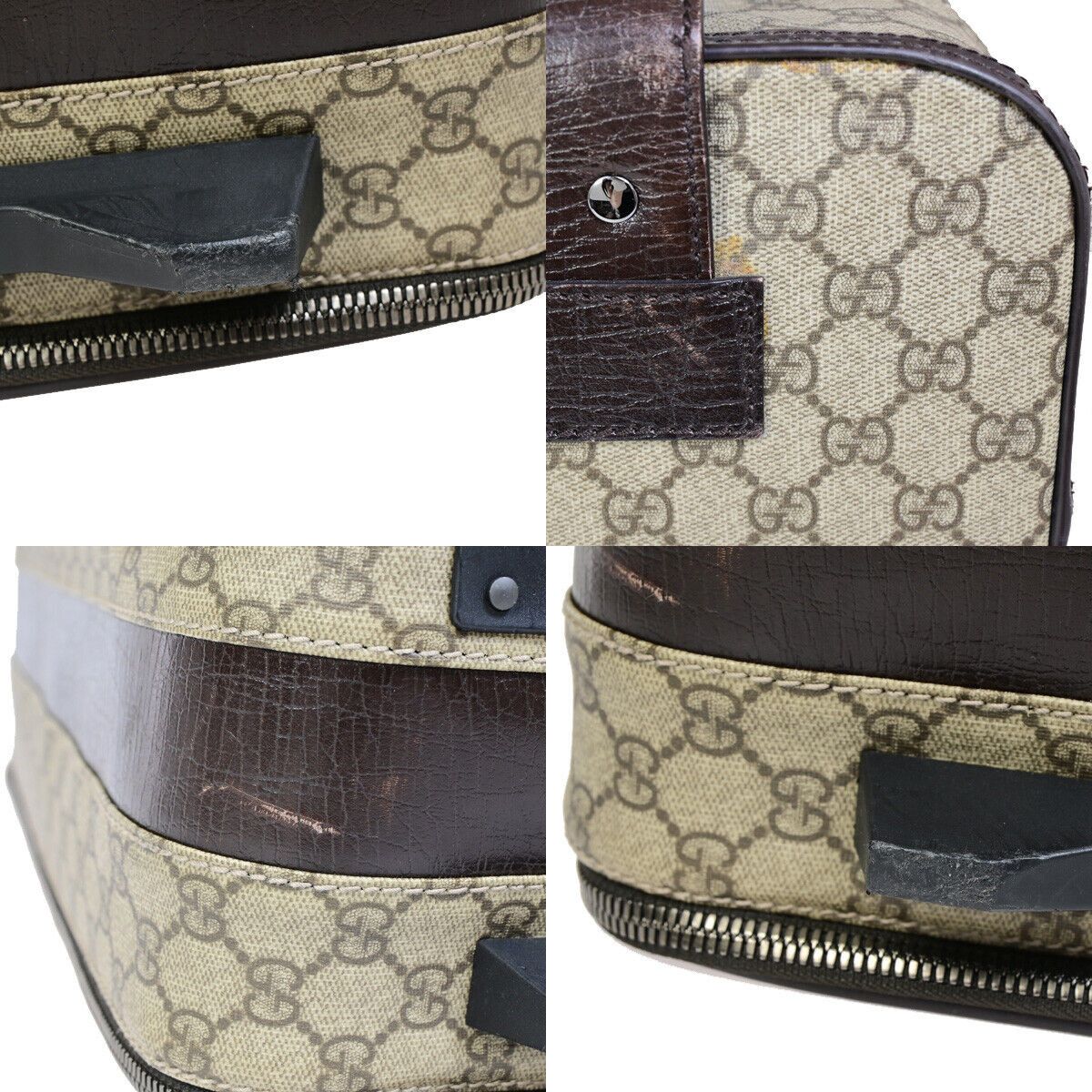 Gucci Gg Canvas Beige Canvas Travel Bag (Pre-Owned) Size ONE SIZE - 16 Thumbnail