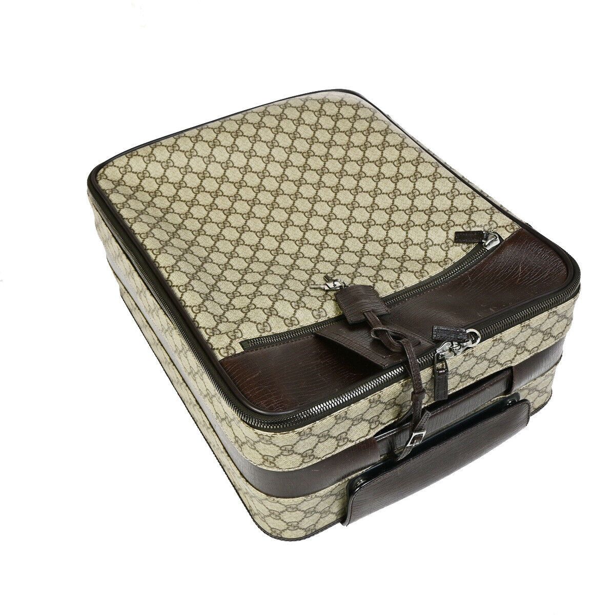 Gucci Gg Canvas Beige Canvas Travel Bag (Pre-Owned) Size ONE SIZE - 12 Thumbnail