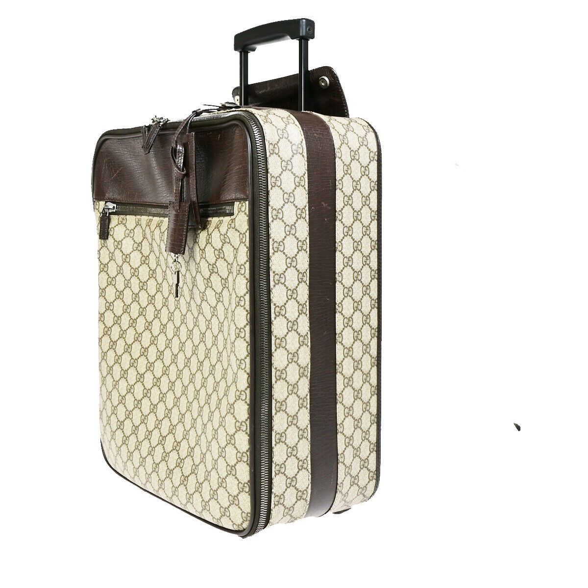 Gucci Gg Canvas Beige Canvas Travel Bag (Pre-Owned) Size ONE SIZE - 4 Thumbnail