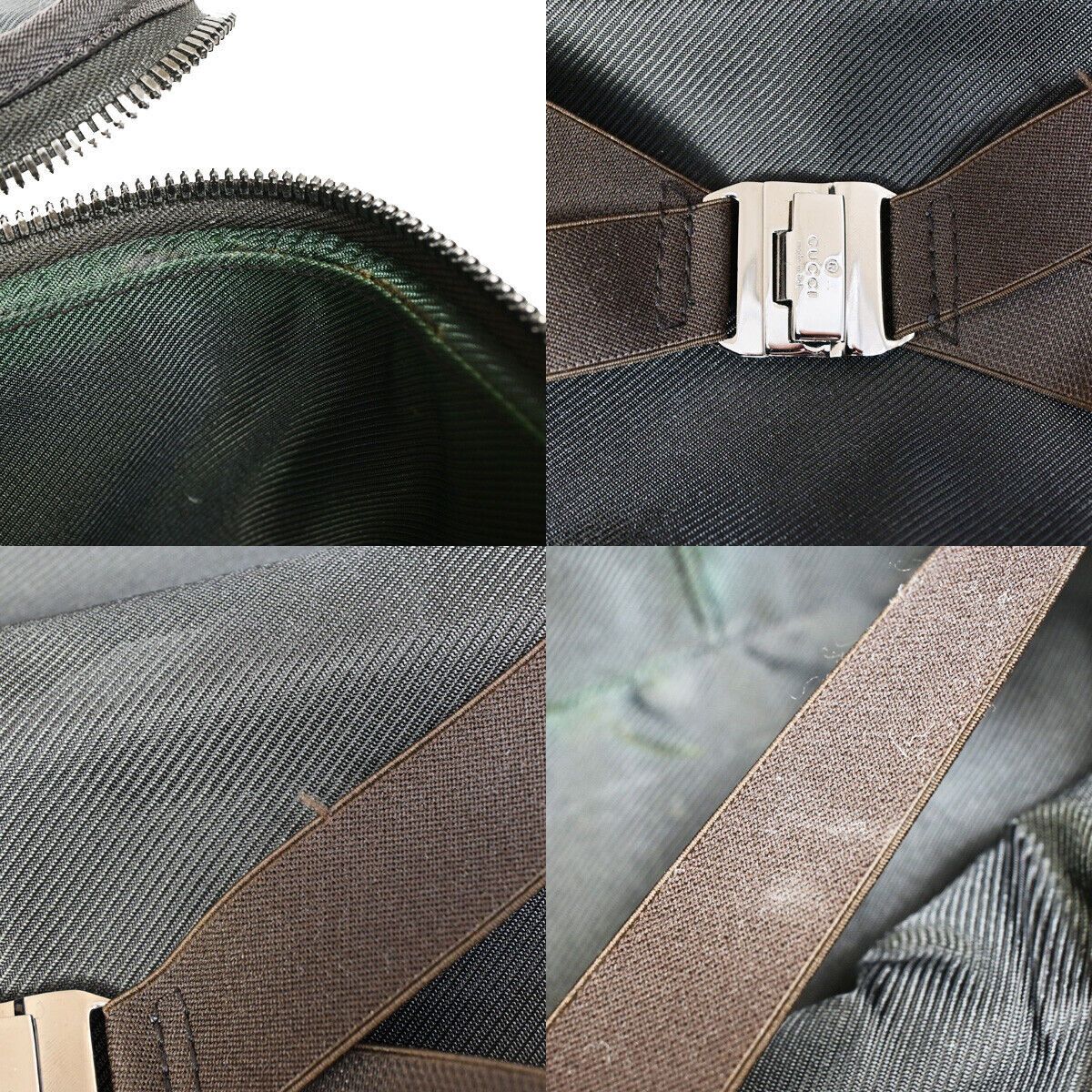 Gucci Gg Canvas Beige Canvas Travel Bag (Pre-Owned) Size ONE SIZE - 11 Thumbnail