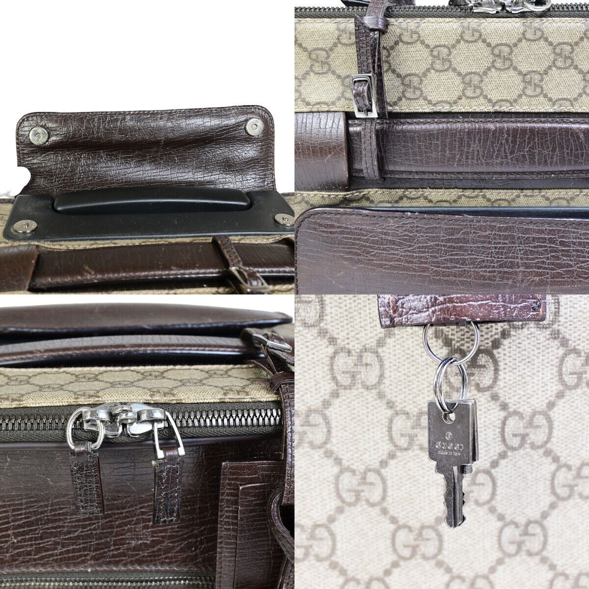 Gucci Gg Canvas Beige Canvas Travel Bag (Pre-Owned) Size ONE SIZE - 13 Thumbnail