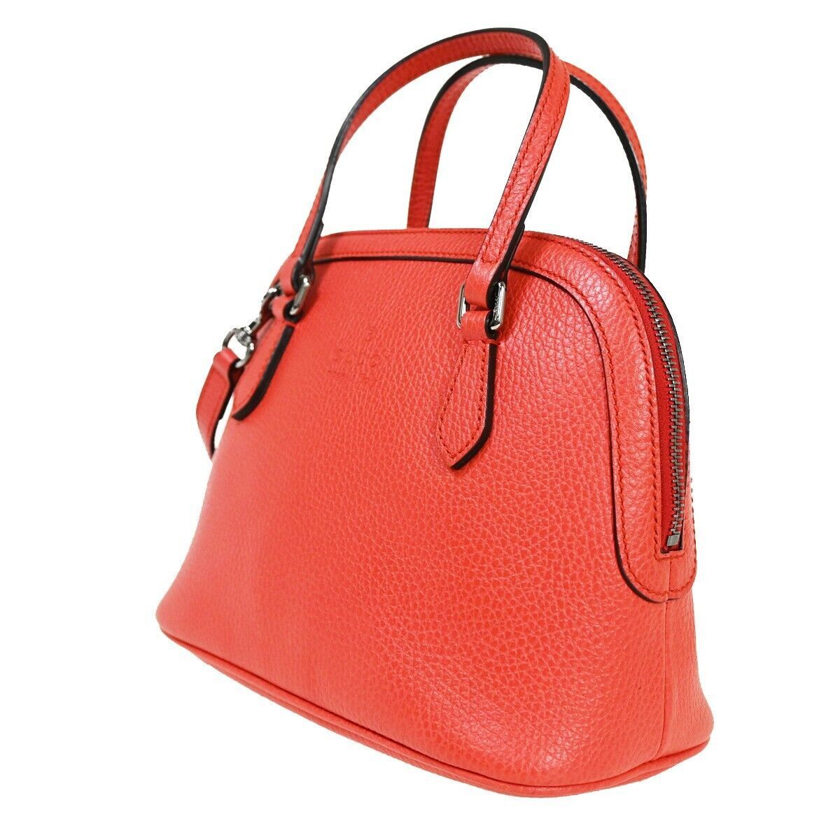 Gucci Dôme Red Leather Handbag (Pre-Owned) Size ONE SIZE - 3 Thumbnail
