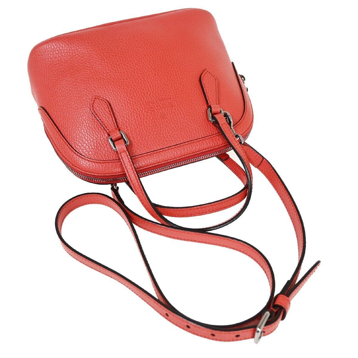 Gucci Dôme Red Leather Handbag (Pre-Owned) Size ONE SIZE - 5 Thumbnail
