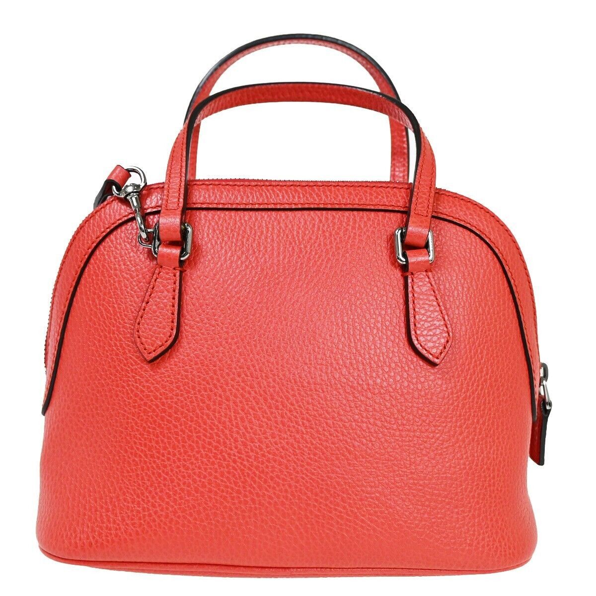 Gucci Dôme Red Leather Handbag (Pre-Owned) Size ONE SIZE - 2 Thumbnail