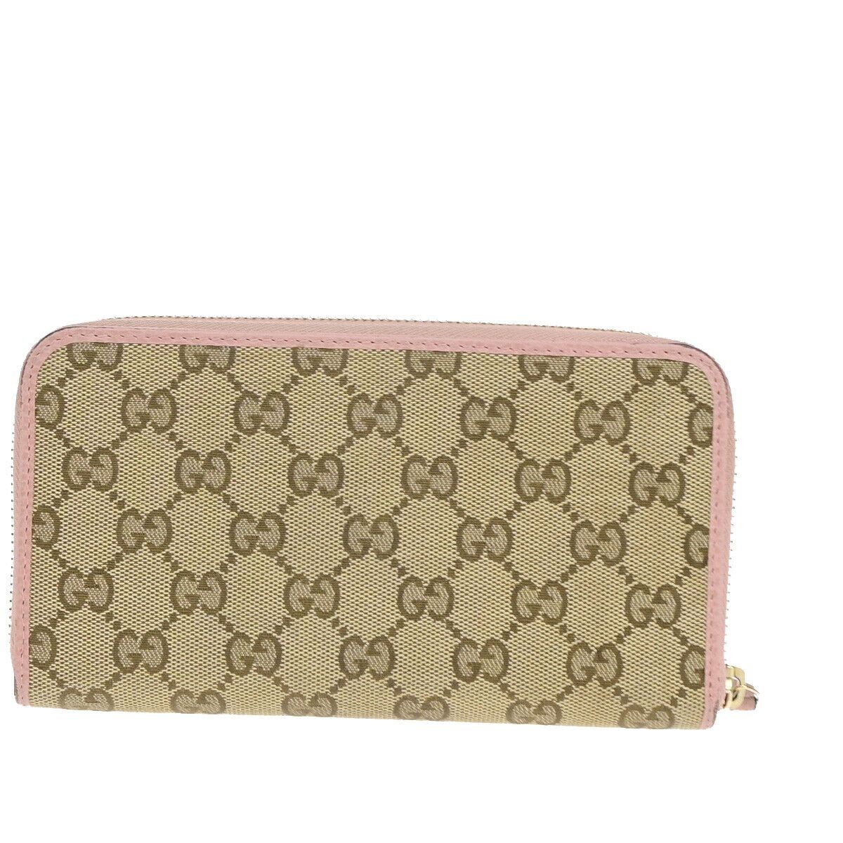 Gucci Zip Around Brown Canvas Wallet (Pre-Owned) Size ONE SIZE - 2 Thumbnail