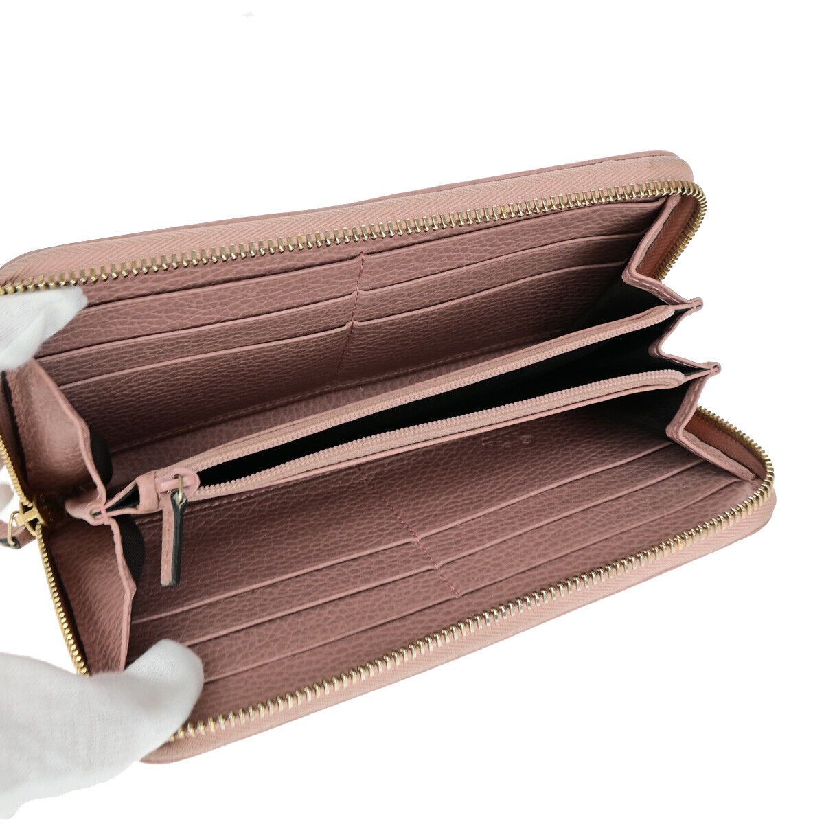 Gucci Zip Around Brown Canvas Wallet (Pre-Owned) Size ONE SIZE - 9 Thumbnail