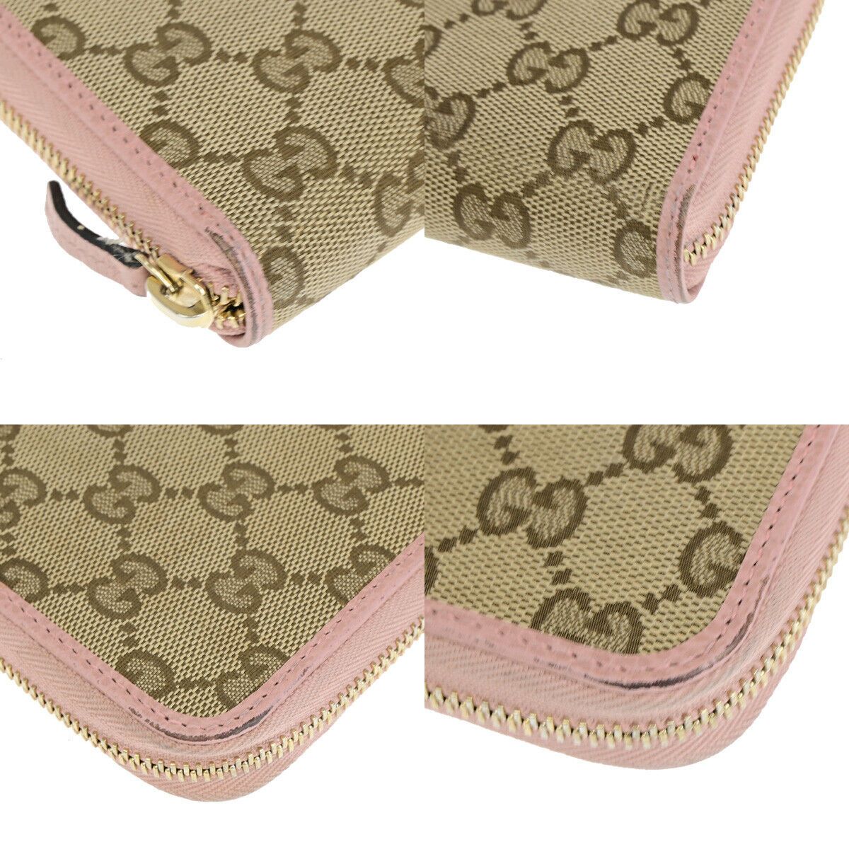 Gucci Zip Around Brown Canvas Wallet (Pre-Owned) Size ONE SIZE - 7 Thumbnail