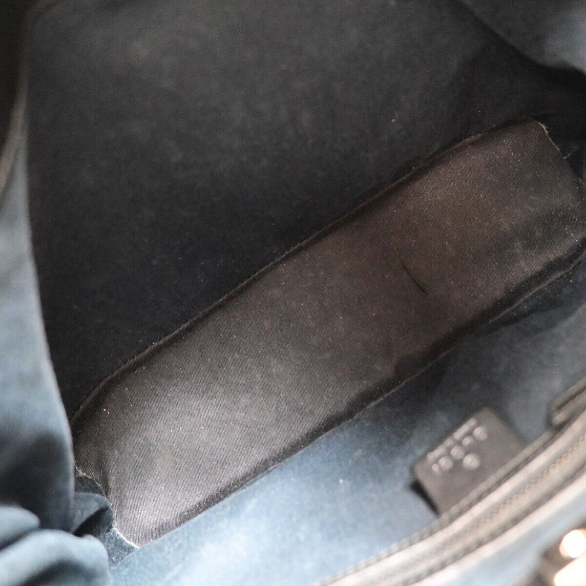 Gucci Hobo Black Canvas Handbag (Pre-Owned) Size ONE SIZE - 7 Thumbnail
